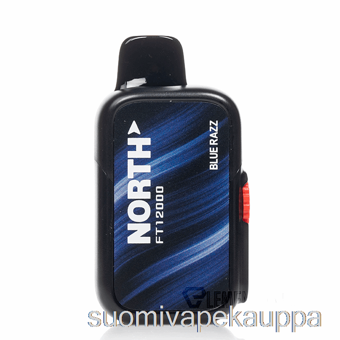 Vape Suomi North Ft12000 Kertakäyttöinen Sininen Razz